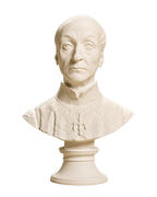 Portrait of Domenico Bertini Ivory White collectible bust