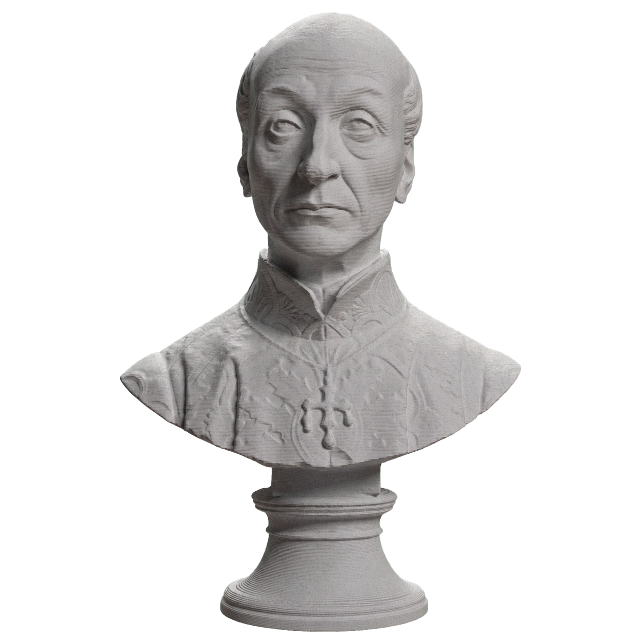Portrait of Domenico Bertini Marble Stone collectible bust