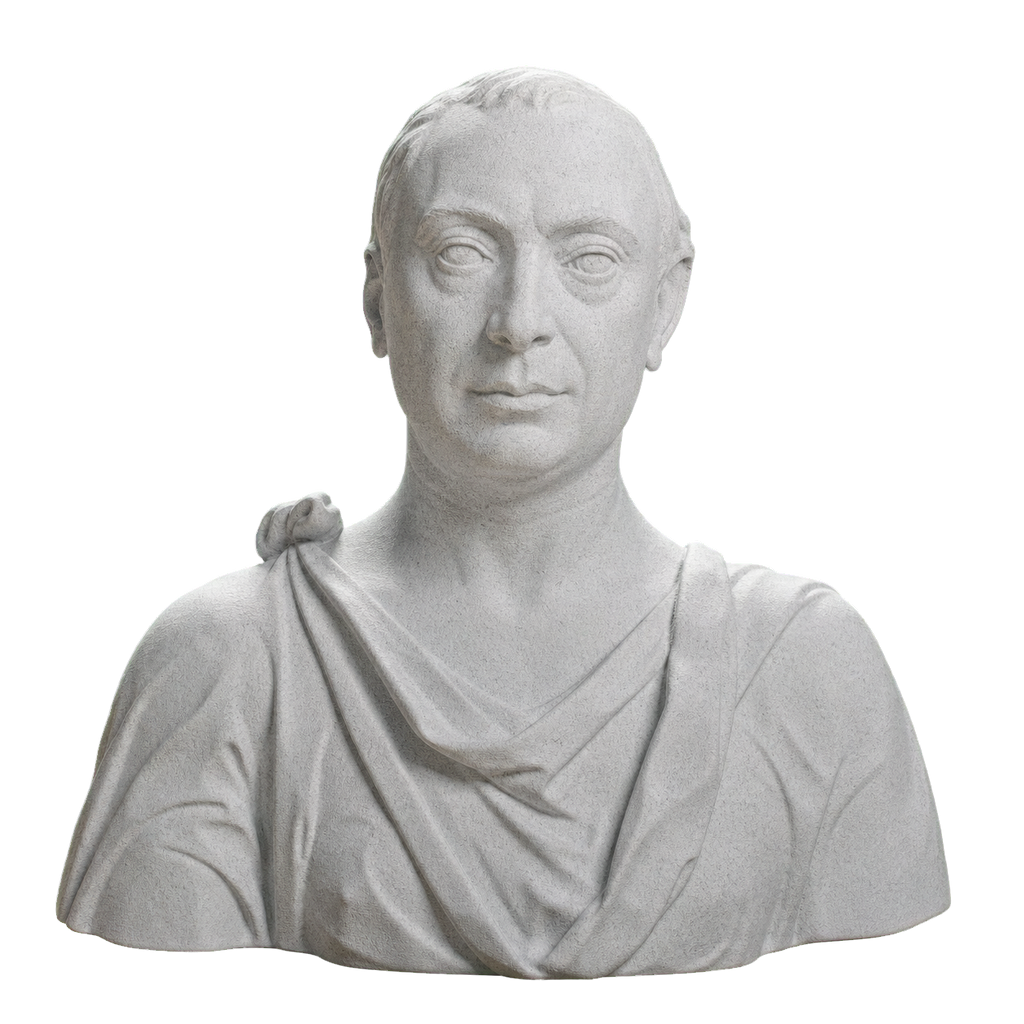 Bust of Francesco di Tommaso Sassetti Marble Stone collectible bust
