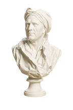 Portrait of Nicolas Coustou Ivory White collectible bust