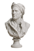 Portrait of Nicolas Coustou Marble Stone collectible bust