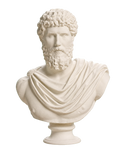 Portrait of Lucius Auelius Verus (Designated Emperor 136-138 AD) Ivory White collectible bust