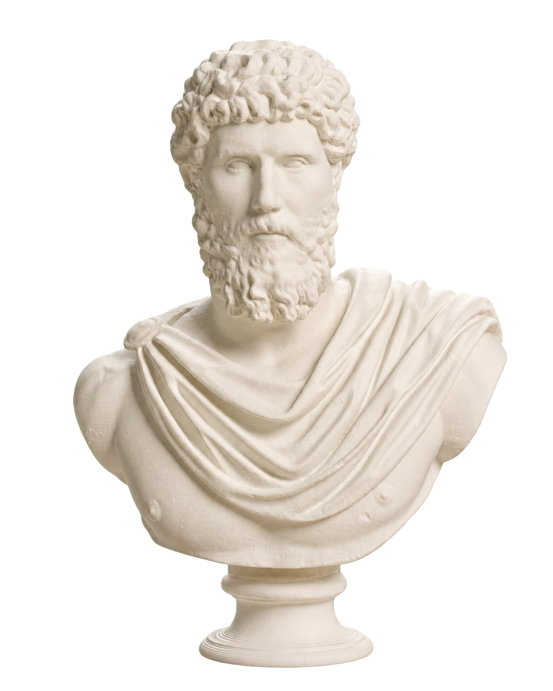 Portrait of Lucius Auelius Verus (Designated Emperor 136-138 AD) Ivory White collectible bust