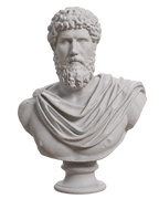 Portrait of Lucius Auelius Verus (Designated Emperor 136-138 AD) Marble Stone collectible bust