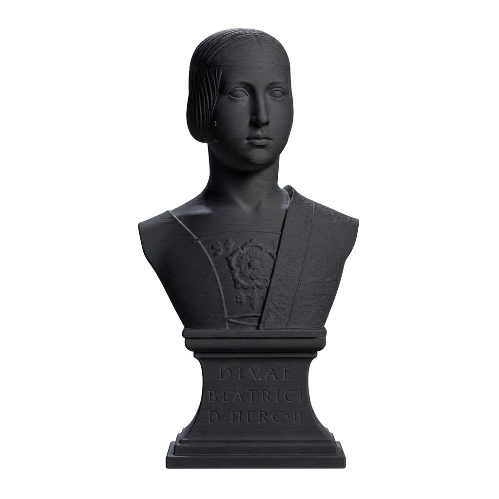 Portrait of Beatrice d'Este Charcoal Black collectible bust