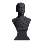 Portrait of Beatrice d'Este Charcoal Black collectible bust