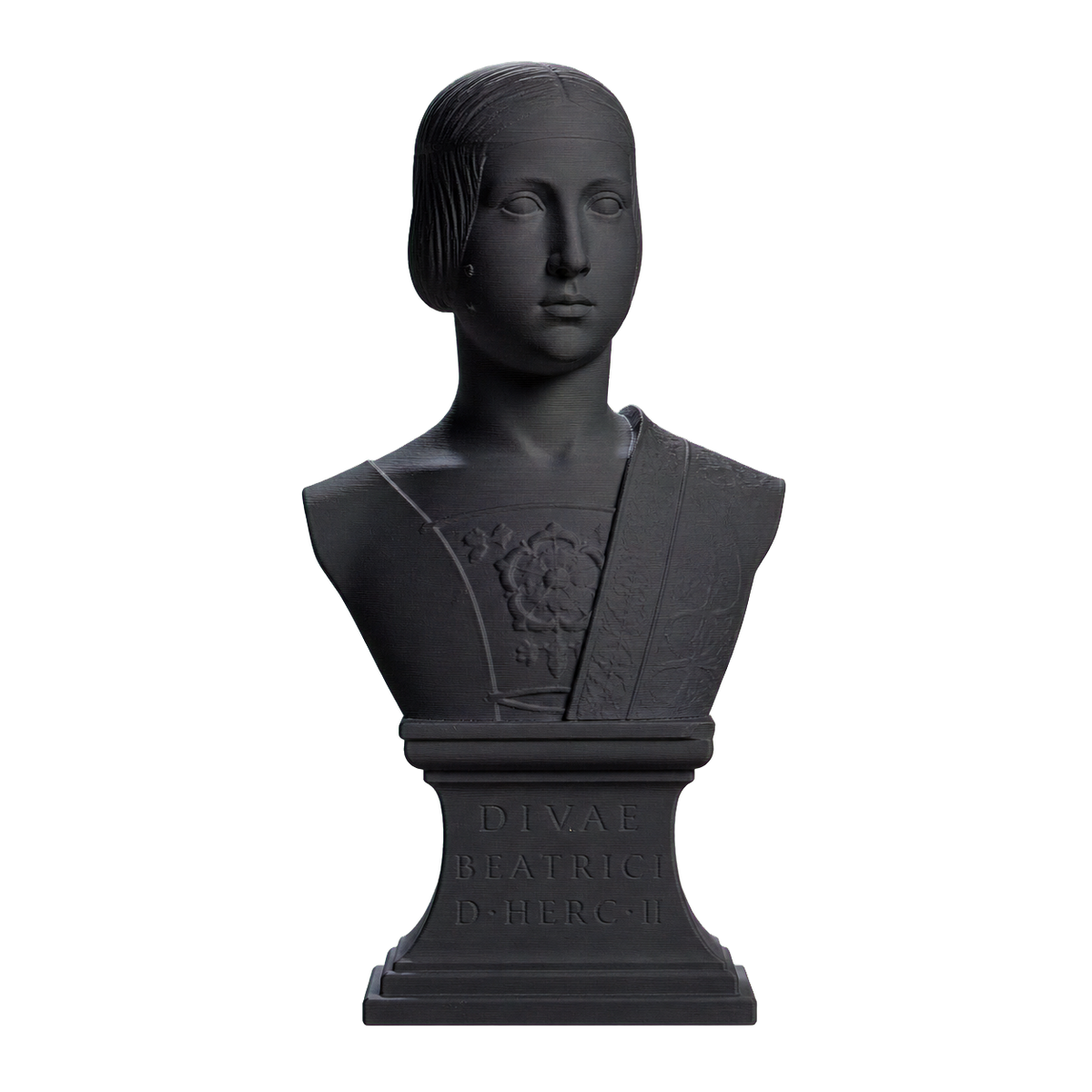 Portrait of Beatrice d'Este Charcoal Black collectible bust