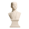 Portrait of Beatrice d'Este Ivory White collectible bust