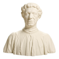 Portrait of Matteo Palmieri Ivory White collectible bust