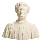 Portrait of Matteo Palmieri Ivory White collectible bust
