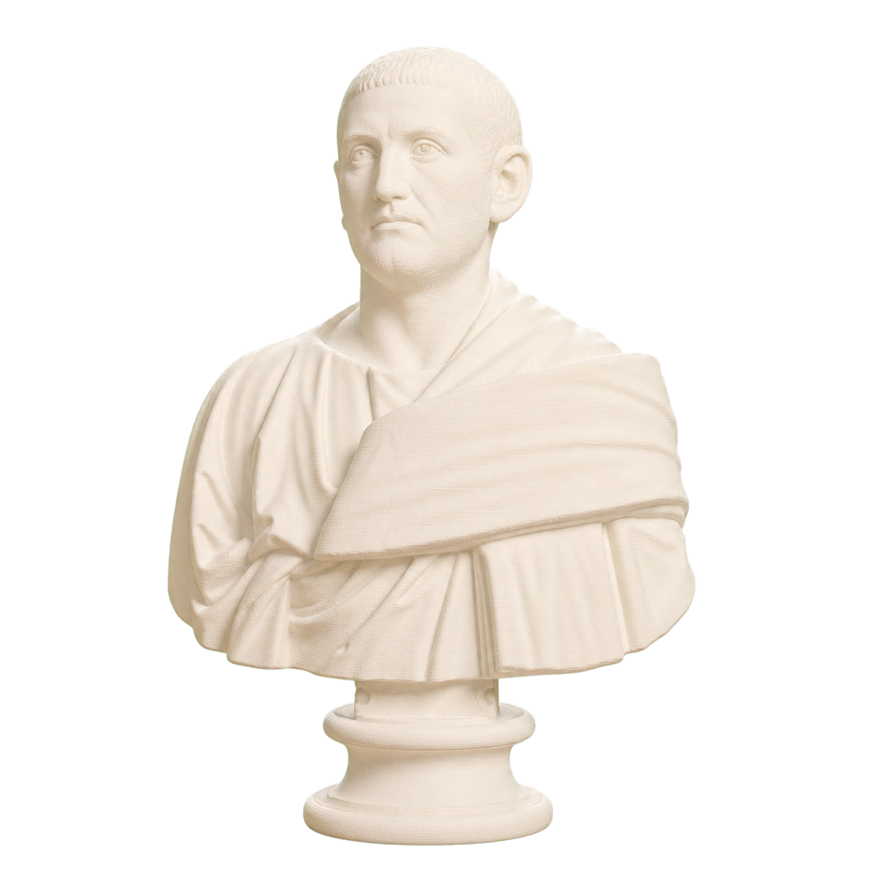 Bust of a man (Gordianus Africanus?) Ivory White collectible bust