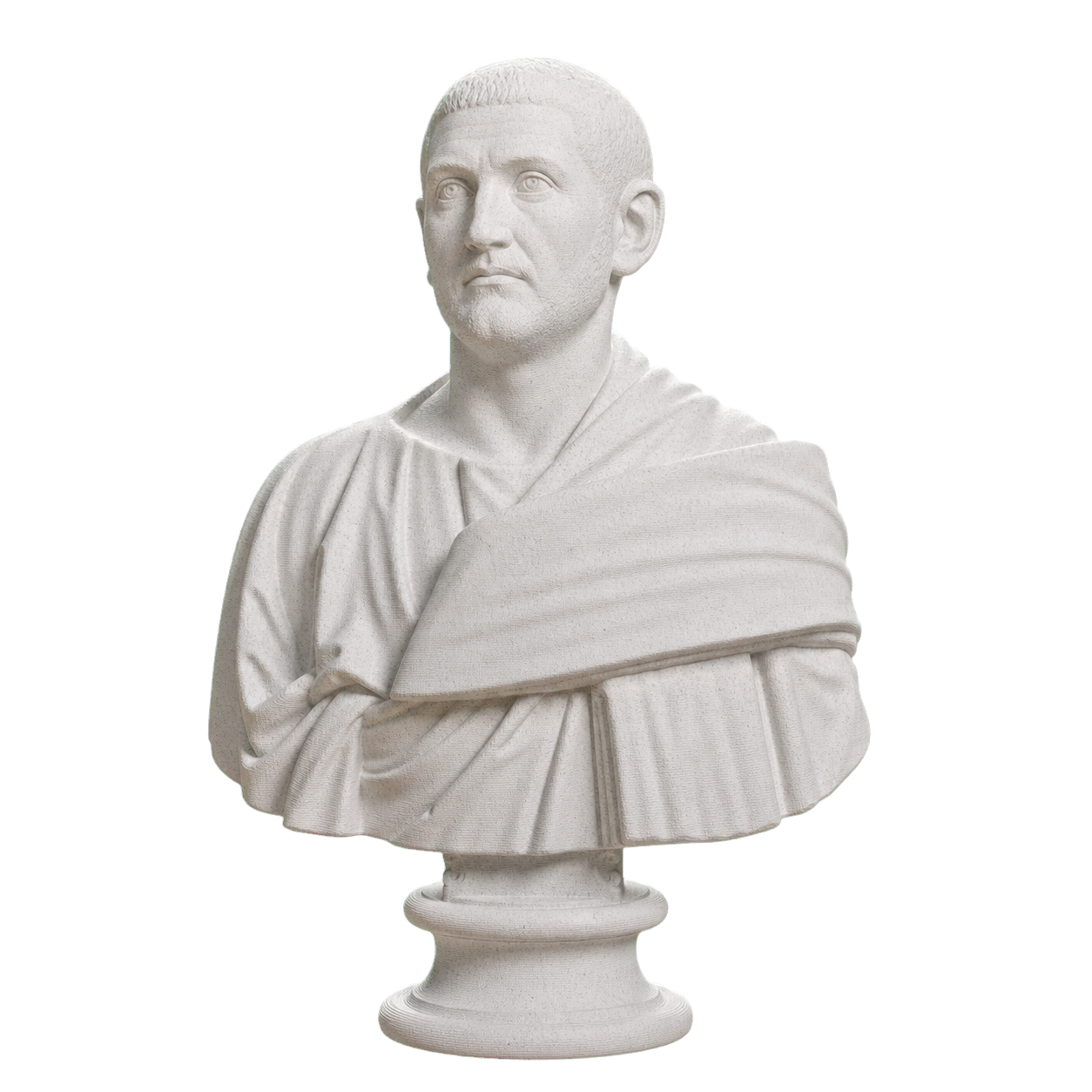 Bust of a man (Gordianus Africanus?) Marble Stone collectible bust