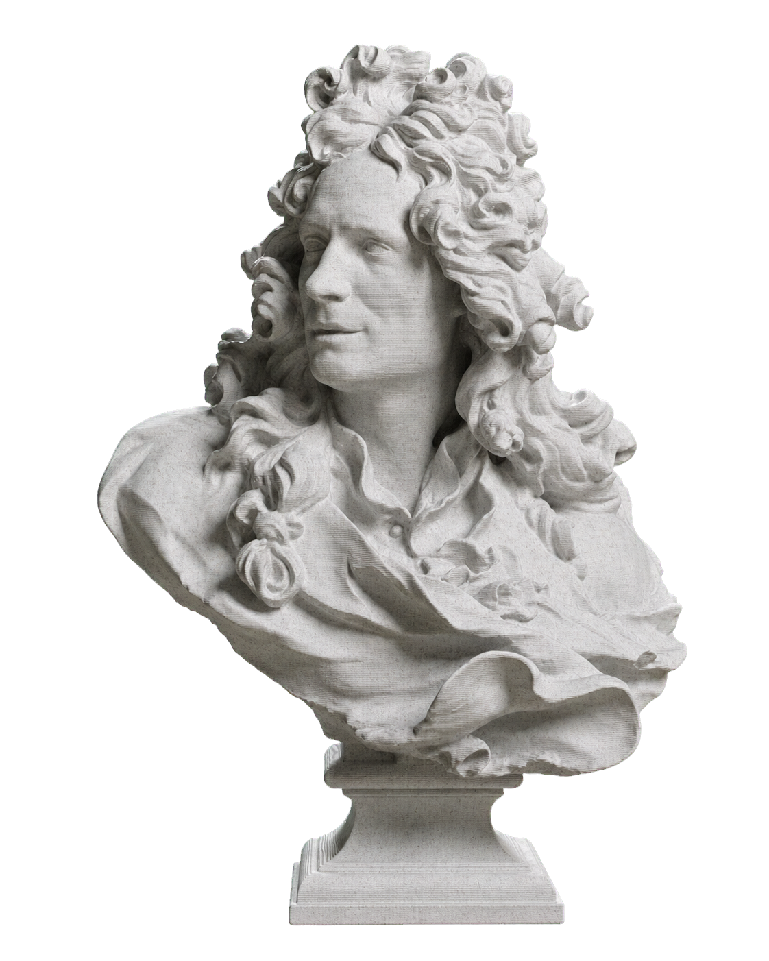 Bust of Corneille van Cleve Marble Stone collectible bust