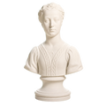 Portrait of a young woman Ivory White collectible bust