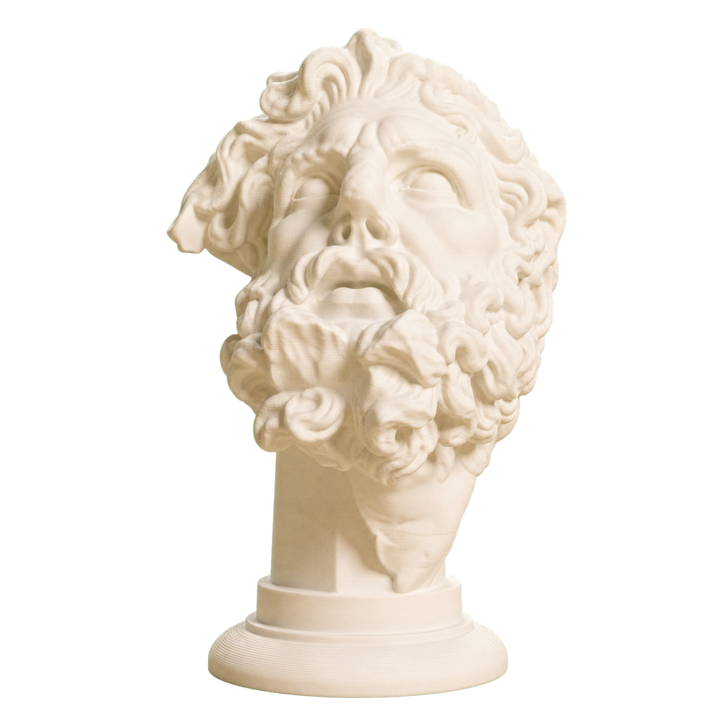 Head of a Giant Ivory White collectible bust