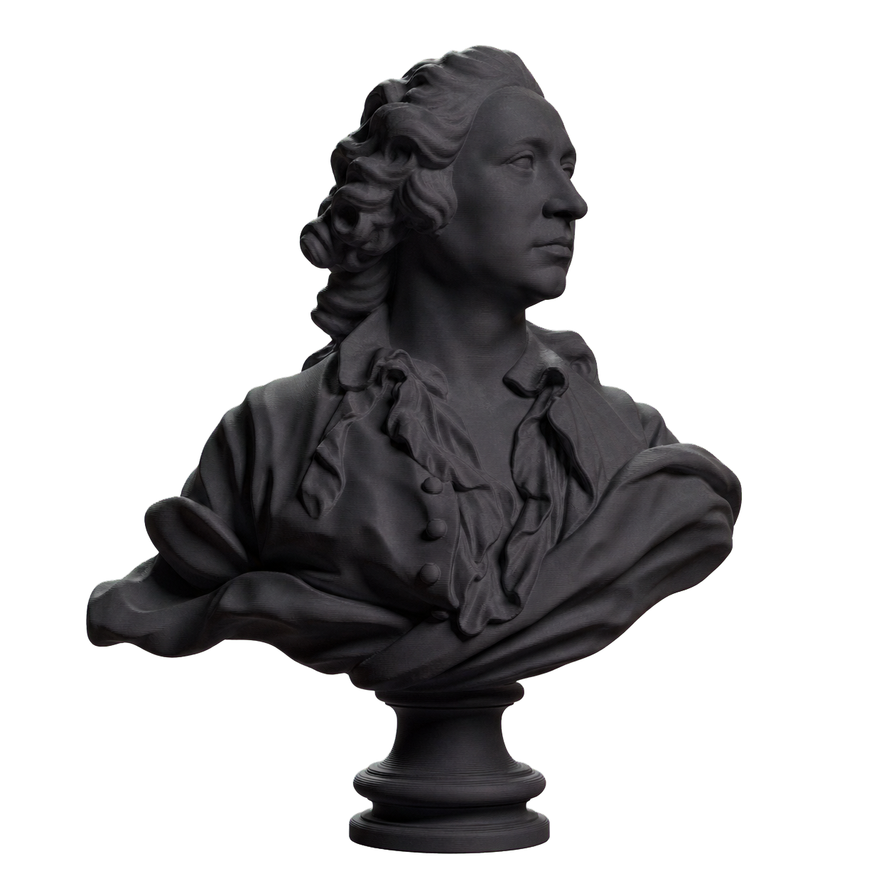 C G T Taraval (Artist) Charcoal Black collectible bust