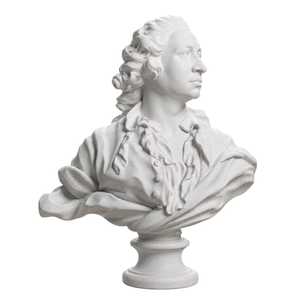 C G T Taraval (Artist) Marble Stone collectible bust