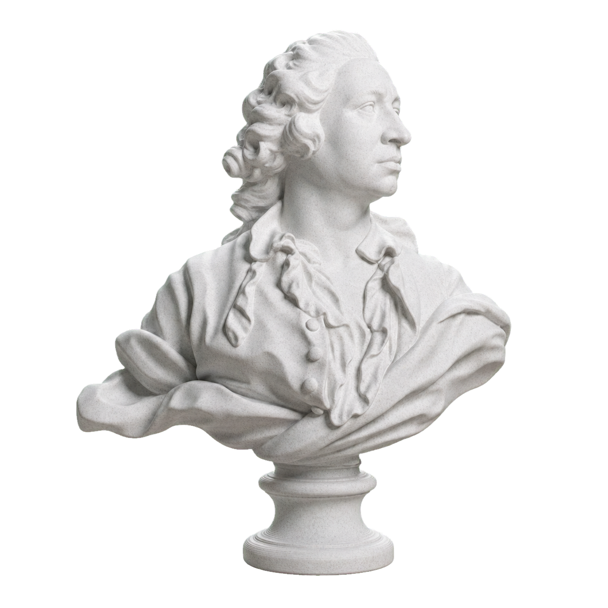 C G T Taraval (Artist) Marble Stone collectible bust