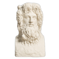 Sea Deity Crowned with Horns Ivory White collectible bust