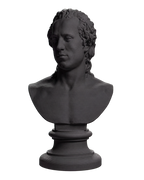 Portrait of Nicolai Abraham Abildgaard Charcoal Black collectible bust