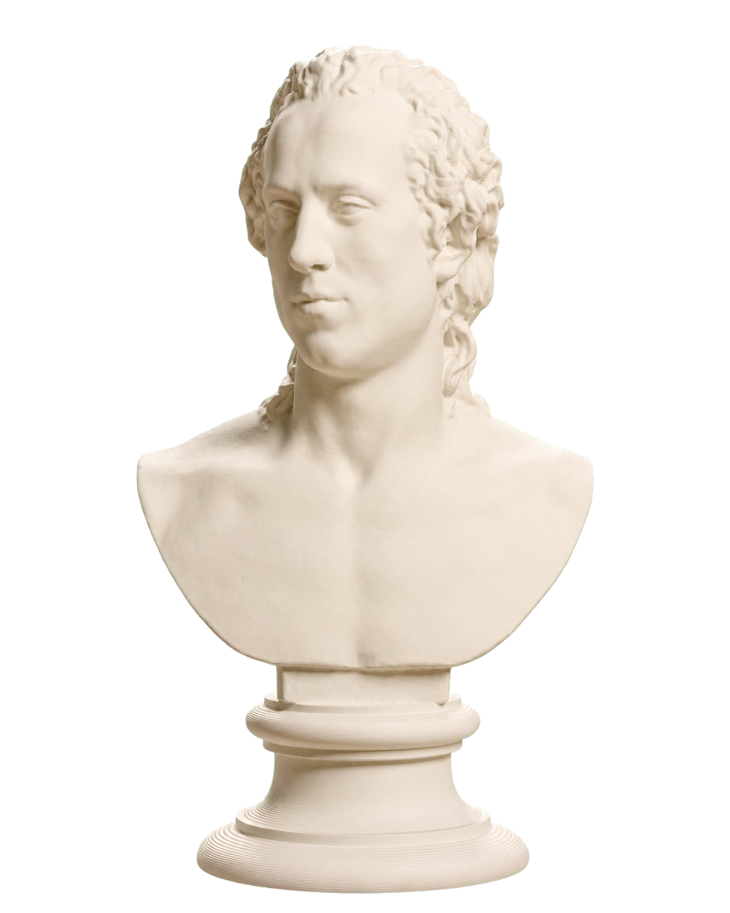Portrait of Nicolai Abraham Abildgaard Ivory White collectible bust