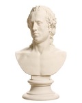 Portrait of Nicolai Abraham Abildgaard Ivory White collectible bust