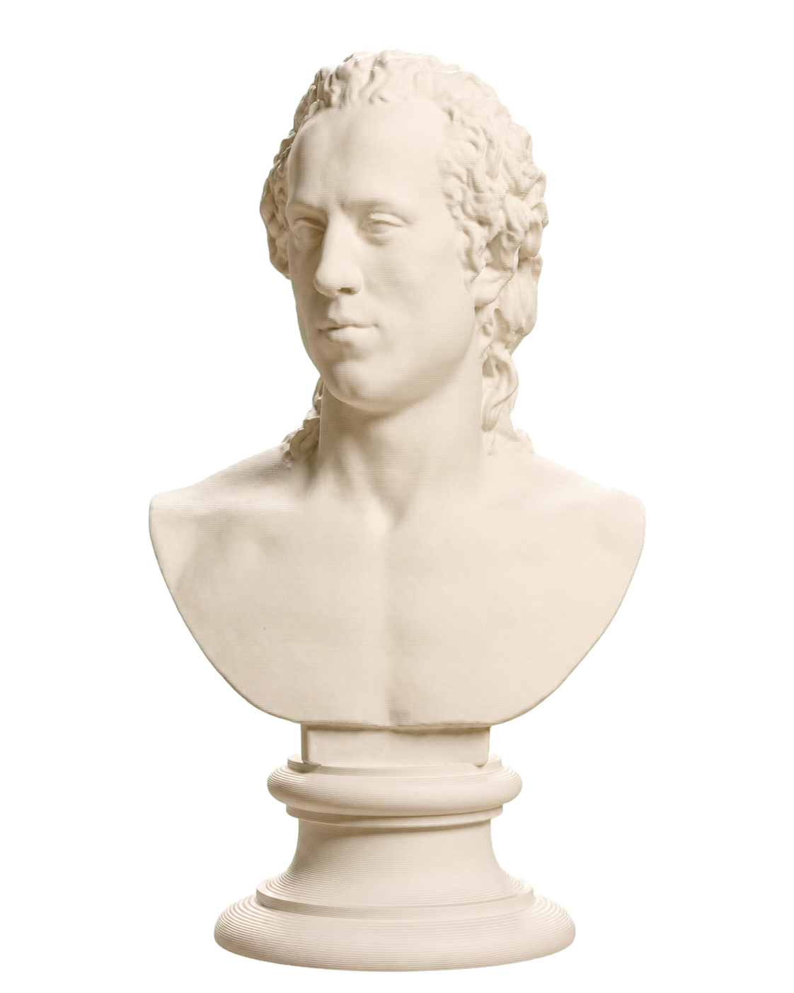 Portrait of Nicolai Abraham Abildgaard Ivory White collectible bust
