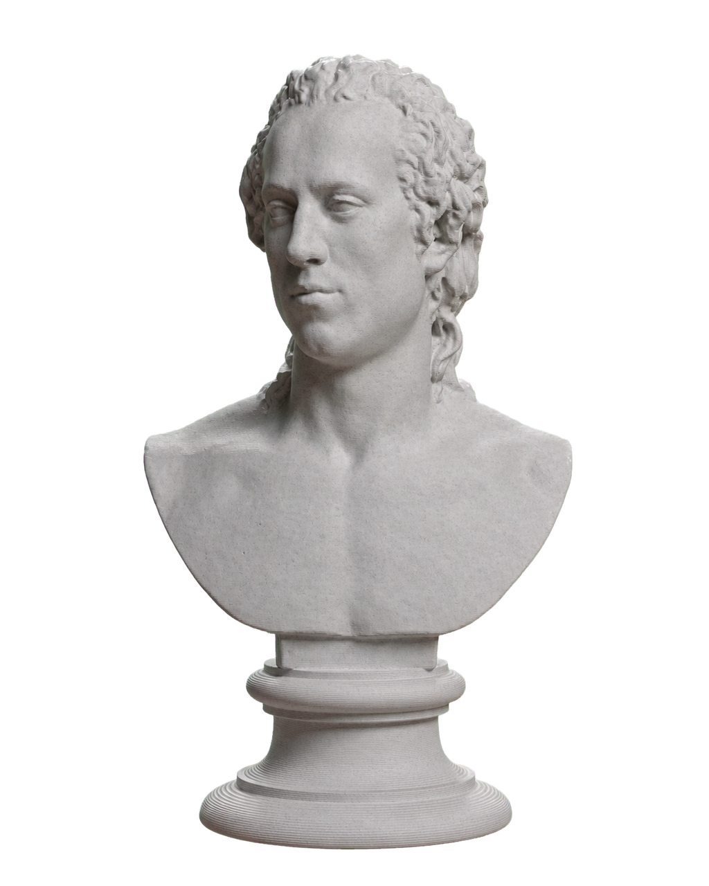 Portrait of Nicolai Abraham Abildgaard Marble Stone collectible bust