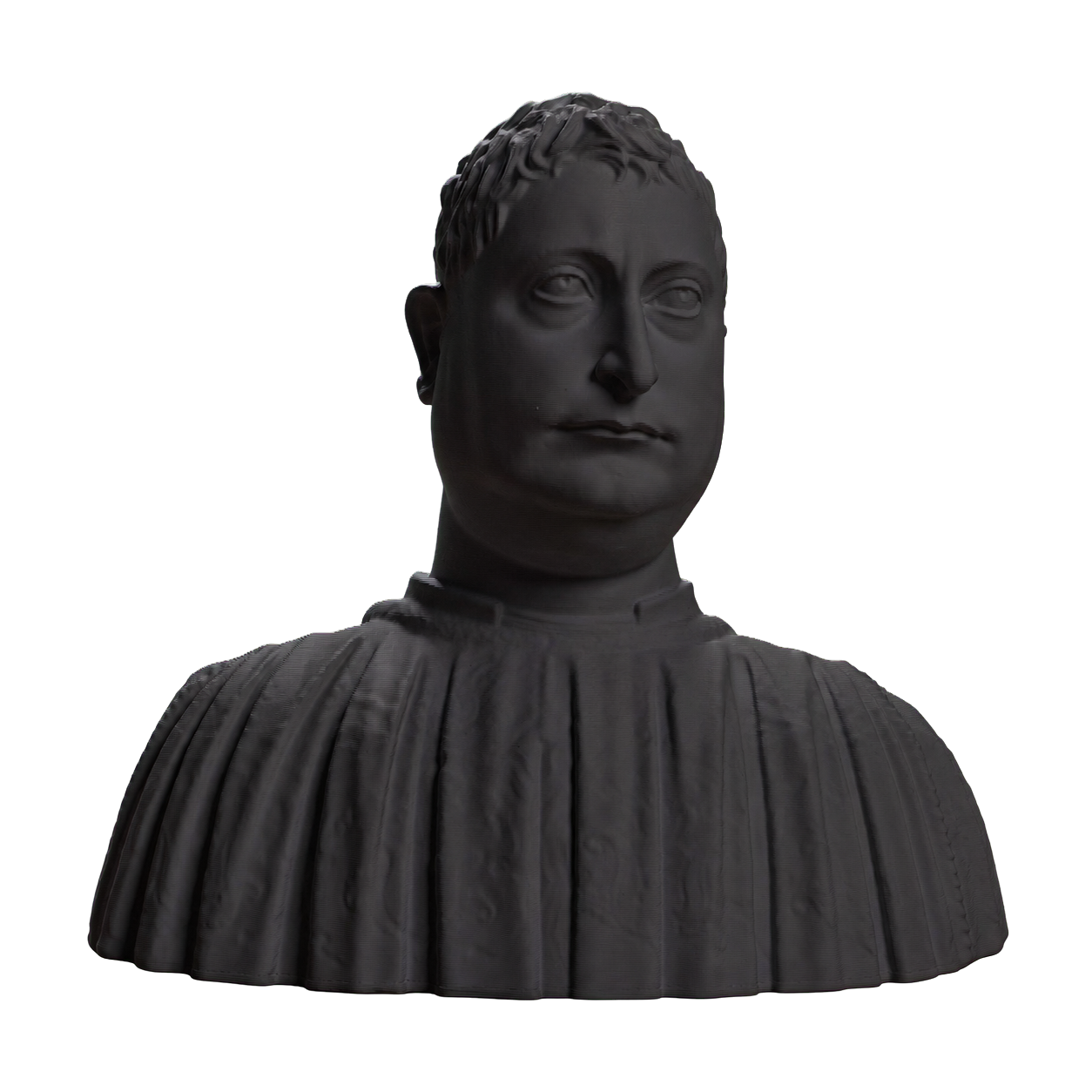 Portrait of Niccolo Strozzi Charcoal Black collectible bust