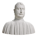 Portrait of Niccolo Strozzi Marble Stone collectible bust