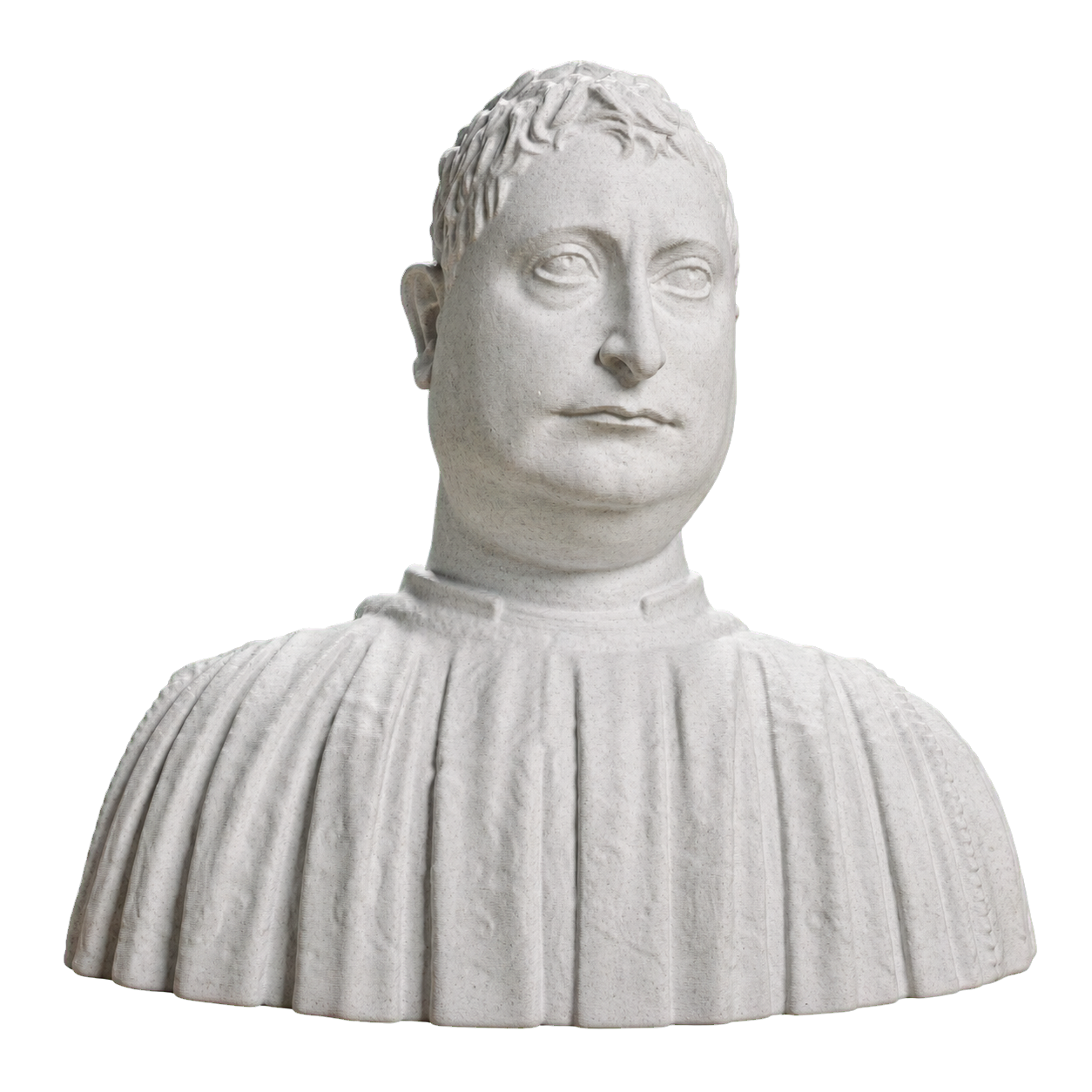 Portrait of Niccolo Strozzi Marble Stone collectible bust