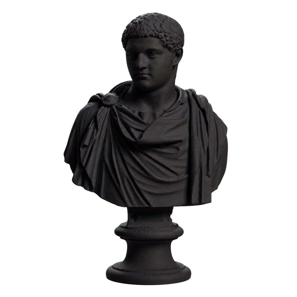 Geta Charcoal Black collectible bust