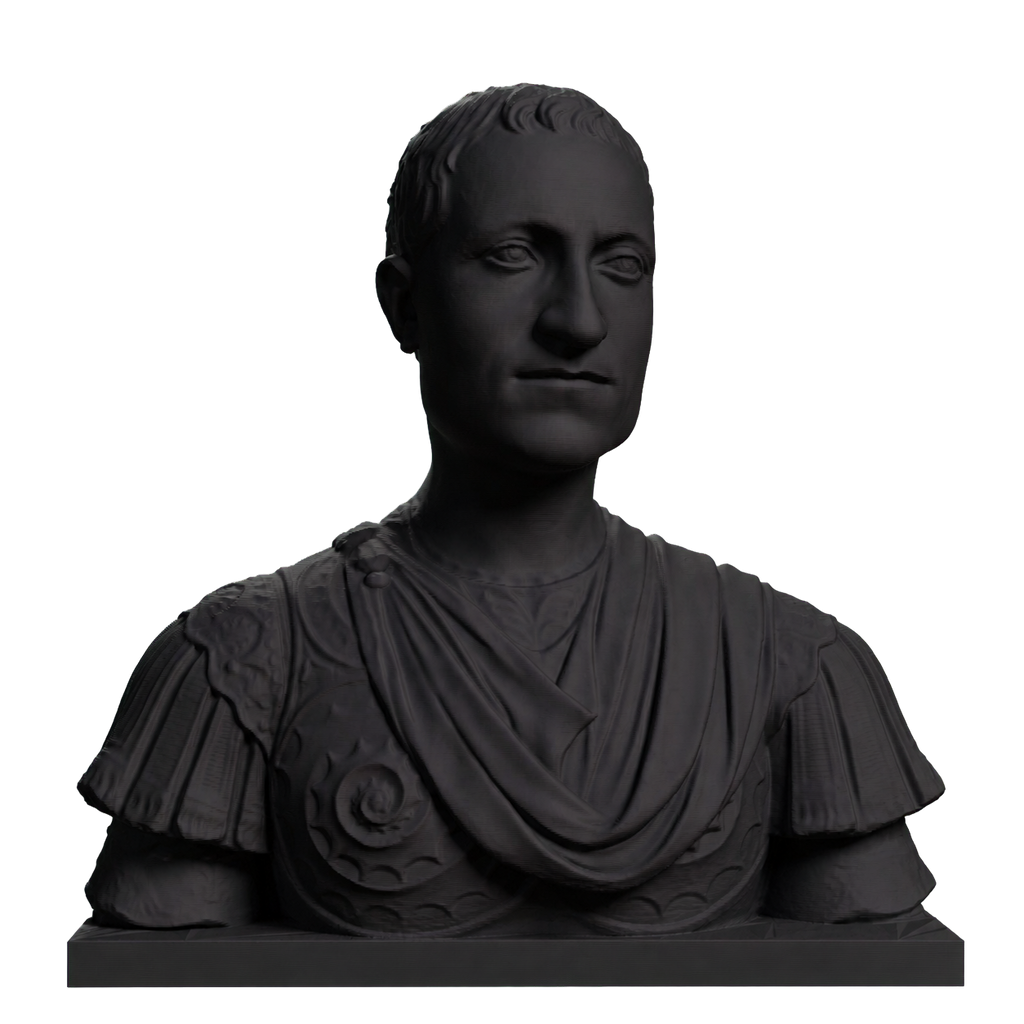 Giovanni di Cosimo de 'Medici Charcoal Black collectible bust