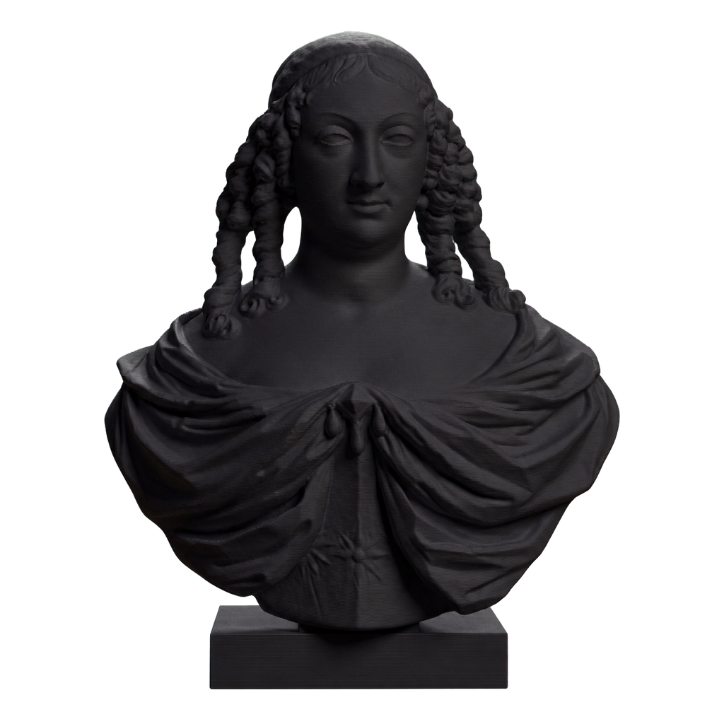 Marie Louise Gonzaga Charcoal Black collectible bust