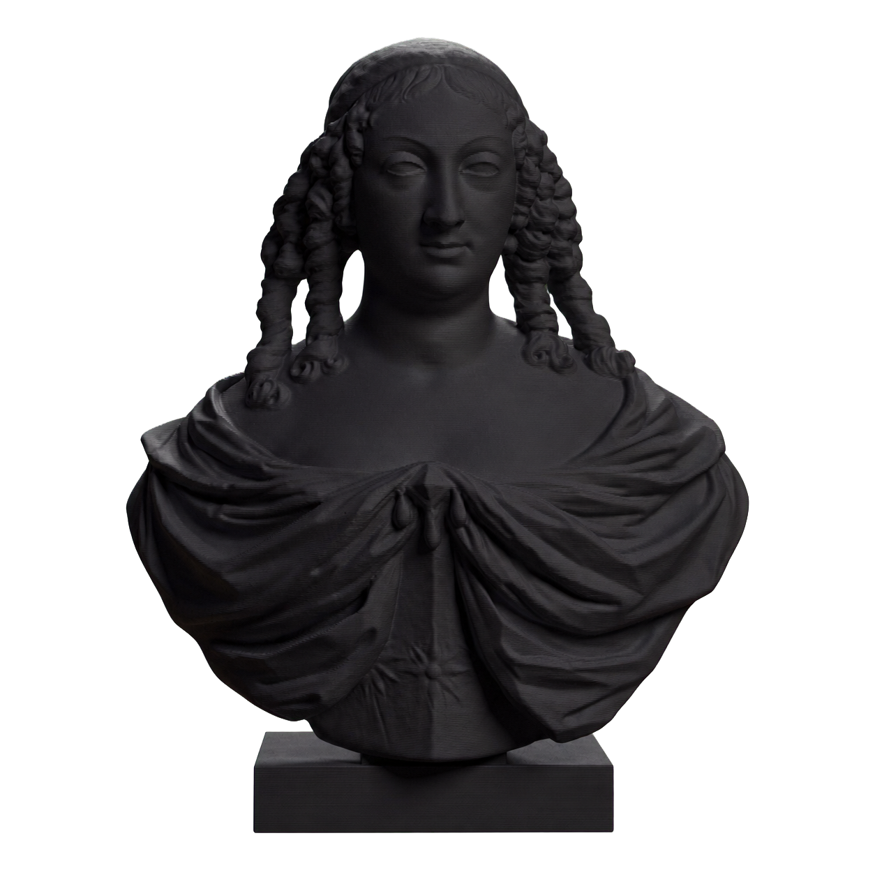 Marie Louise Gonzaga Charcoal Black collectible bust