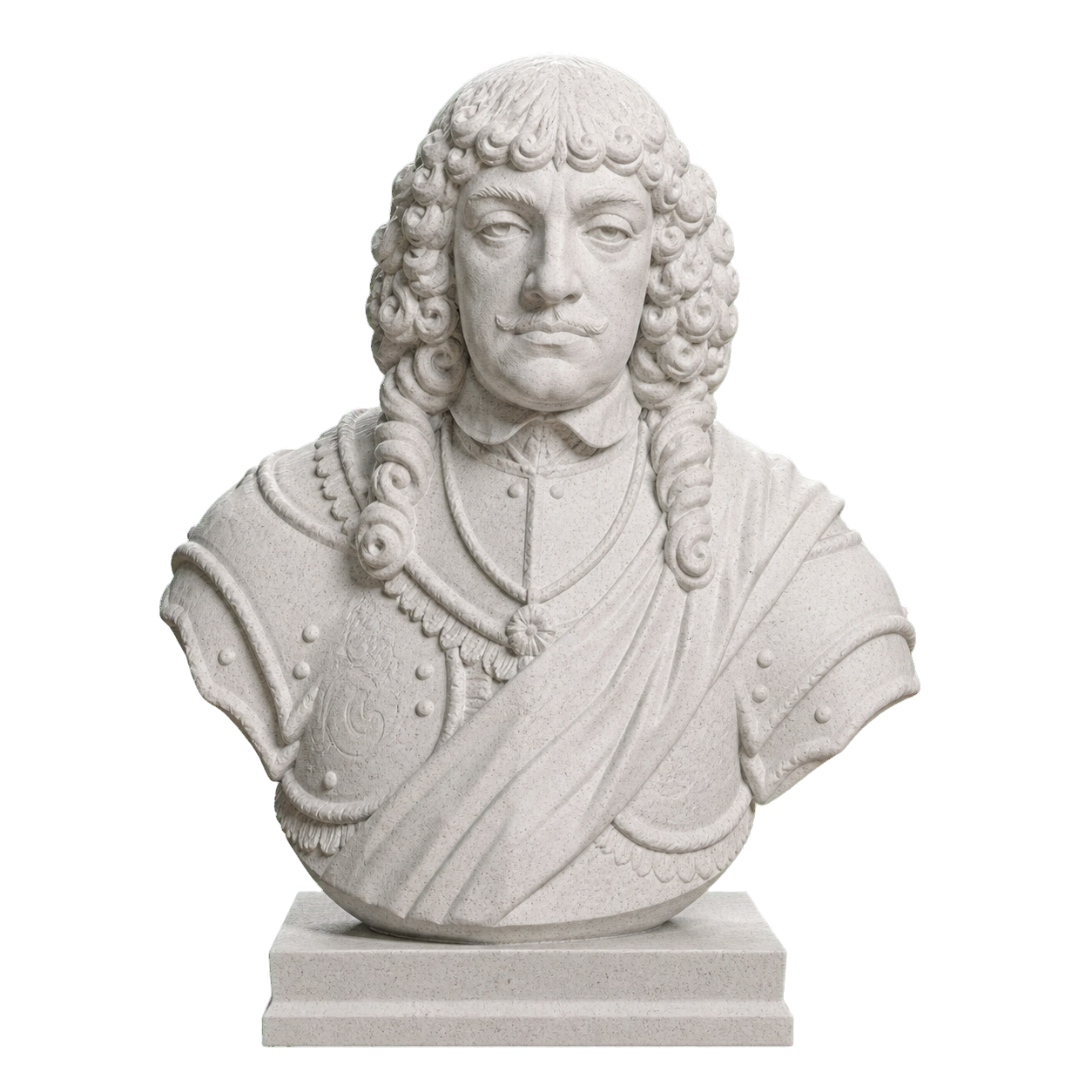 Johan II Kasimir Marble Stone collectible bust
