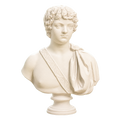 Portrait of Caracalla as a young man Ivory White collectible bust