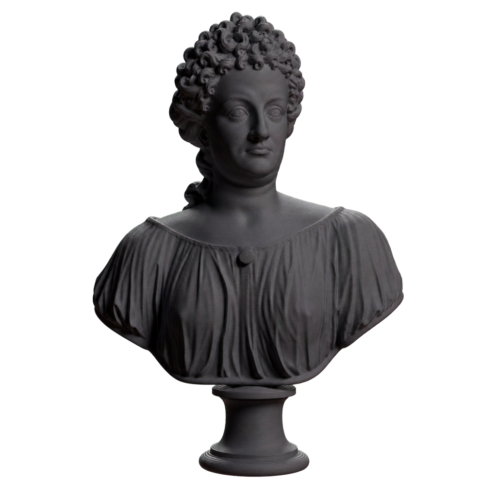 Queen Kristina of Sweden Charcoal Black collectible bust