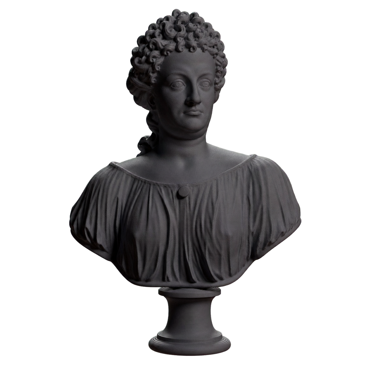 Queen Kristina of Sweden Charcoal Black collectible bust