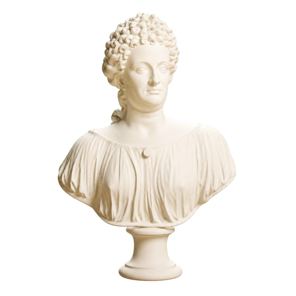 Queen Kristina of Sweden Ivory White collectible bust