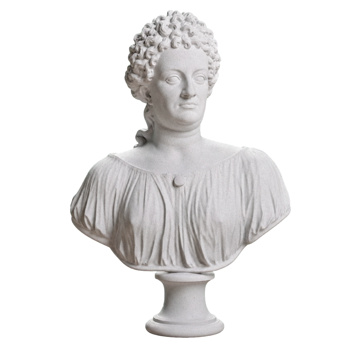 Queen Kristina of Sweden Marble Stone collectible bust