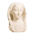 Head of a wise virgin Ivory White collectible bust