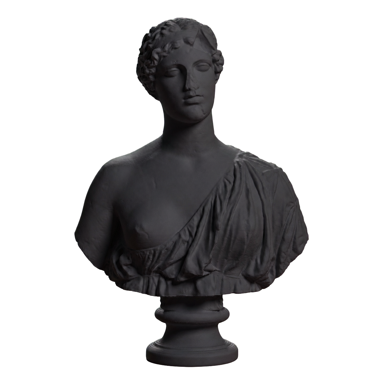 Bust of a woman The Oxford Bust Charcoal Black collectible bust