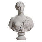 Bust of a woman The Oxford Bust Marble Stone collectible bust