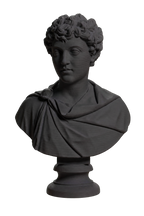Portrait of Marcus Aurelius as a young man Charcoal Black collectible bust