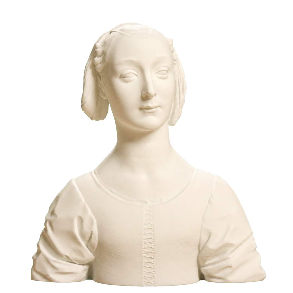Portrait of Marietta Strozzi Ivory White collectible bust