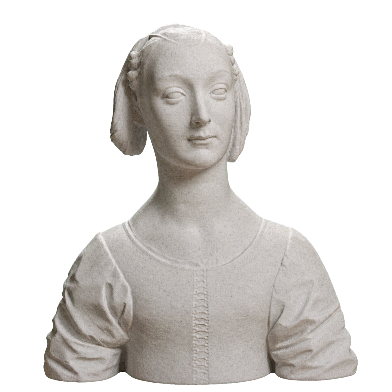 Portrait of Marietta Strozzi Marble Stone collectible bust