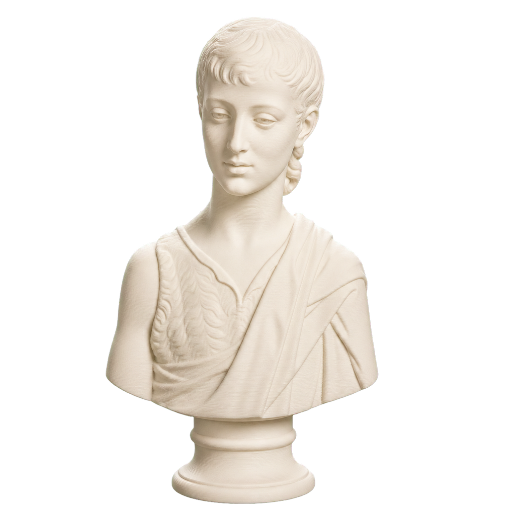 John the Baptist as a boy Ivory White collectible bust