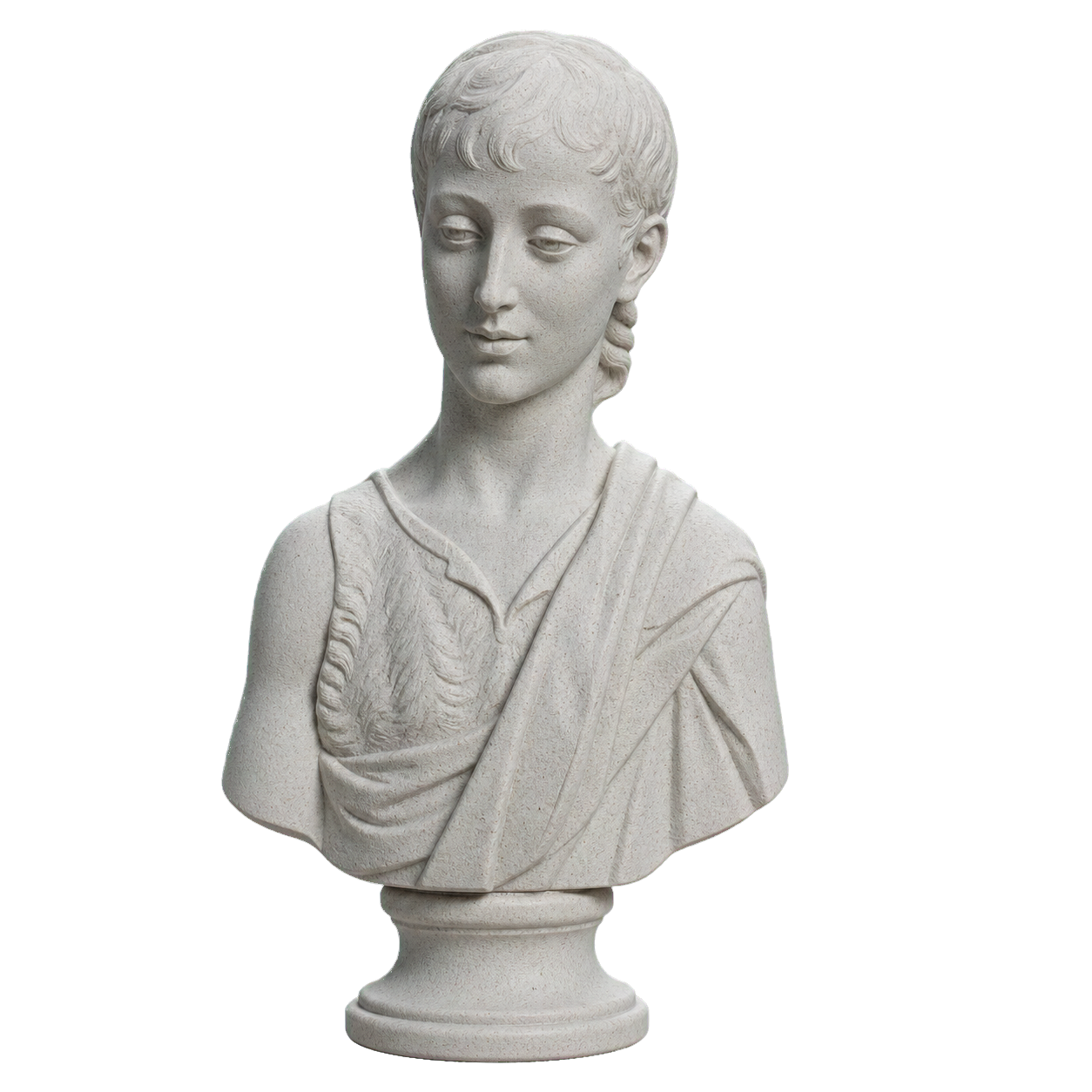 John the Baptist as a boy Marble Stone collectible bust