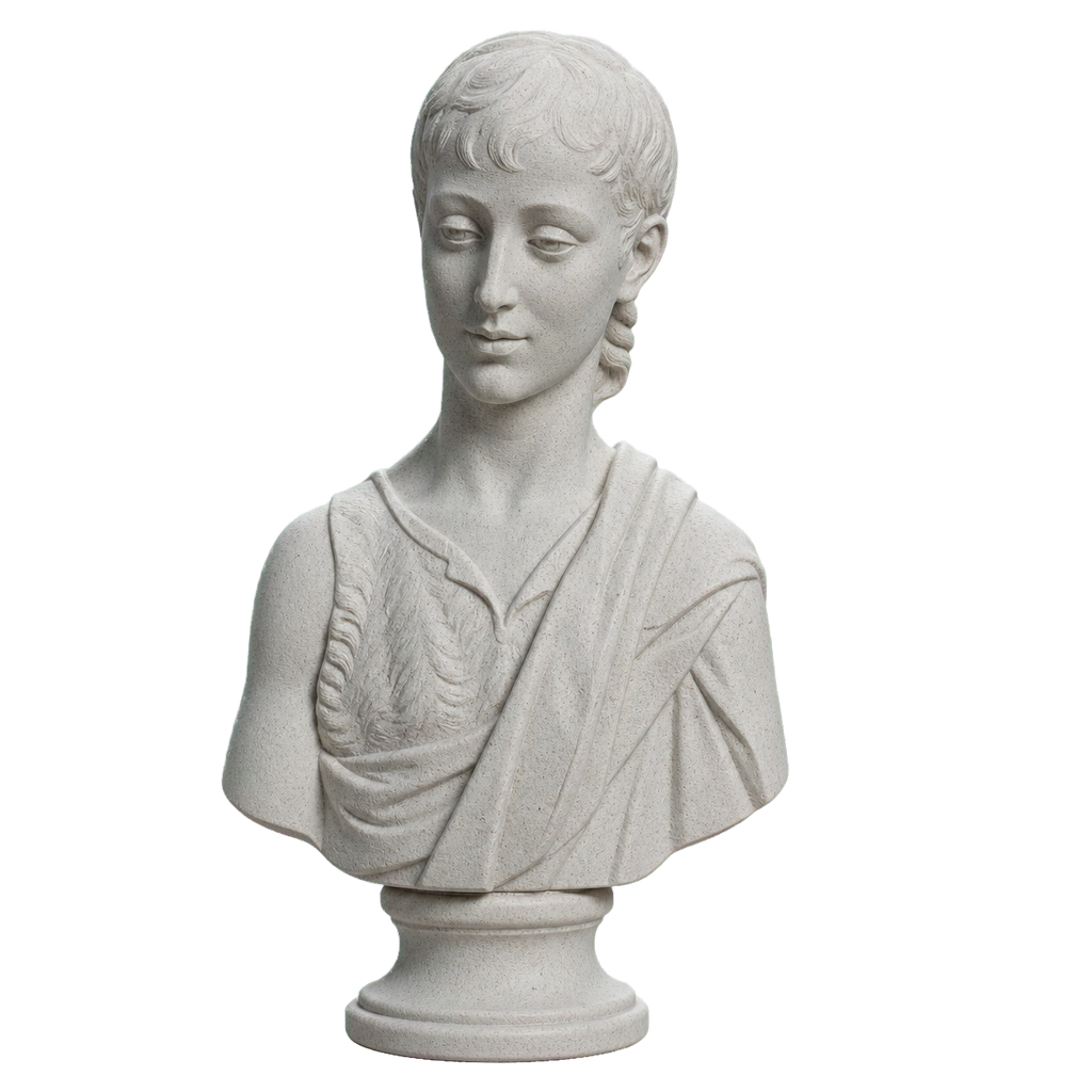 John the Baptist as a boy Marble Stone collectible bust